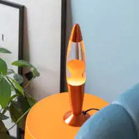 Present Time Table Lamp Funky Rocket Lava